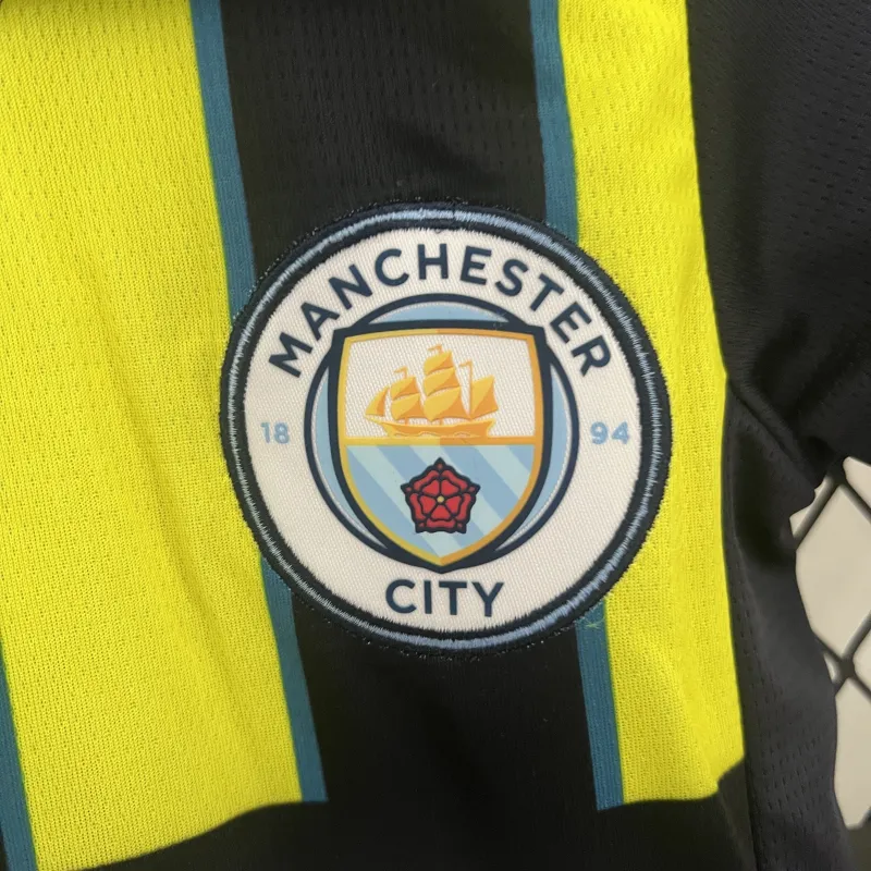 24/25 Manchester City Away black Kids kit