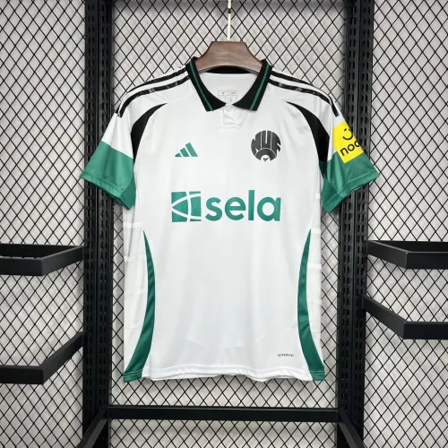 24/25 Newcastle United Third Away white soccer jersey