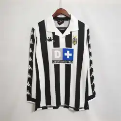 99/00 Juventus Home Retro Long Sleeve Jersey - product photo US21.99 - 99/00 Juventus Home Retro Long Sleeve Jersey