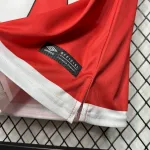 Camisola de futebol vermelha da casa do Rayo Vallecano 24/25