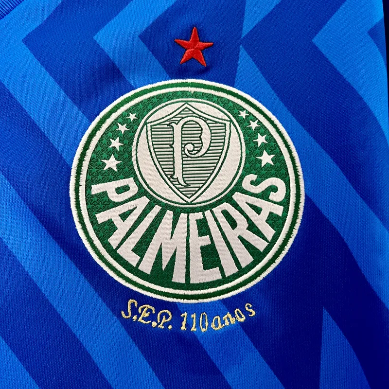 Camisola de futebol azul do guarda-redes do Palmeiras 24/25