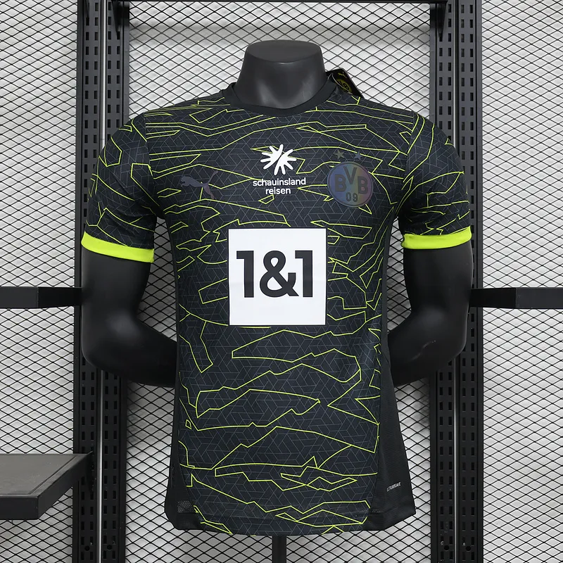 24/25 Borussia Dortmund black and yellow special player version jersey