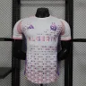 2025 Algeria special Version white pink Player soccer jersey
