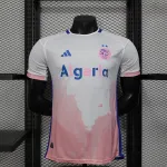 2025 Algeria special Version white pink Player soccer jersey