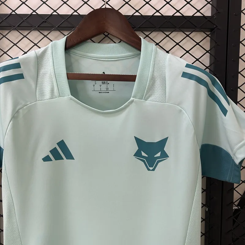 25/26 Camisola de Futebol Treino Verde Mulher do Cruzeiro