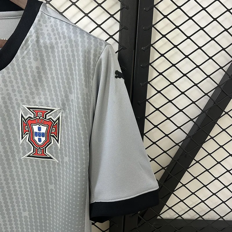 2025 Portugal gray goalkeeper jersey