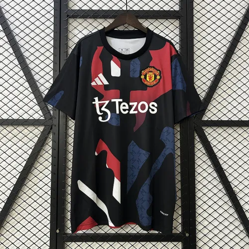 24/25 Manchester United Sondertrikot in schwarzer Ausführung