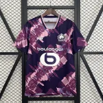 Maillot de foot 25/26 Lille Home violet Maillot de football violet domicile du Lille 25/26