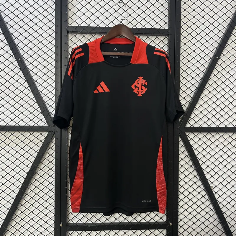 25/26 Internacional Training Camiseta negra y roja