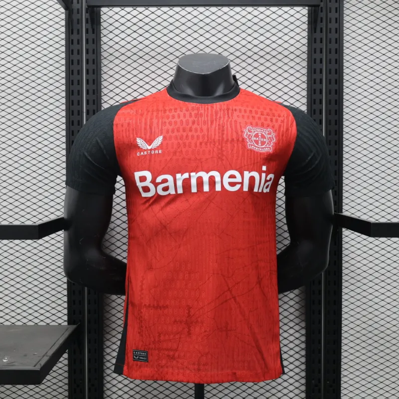 24/25 Leverkusen Home red Player jersey