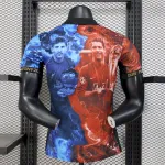 25/26 Manchester United Ronaldo Chelsea messi special Blue and Orange player jersey