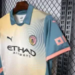 24/25 Manchester City Fourth blue soccer jersey