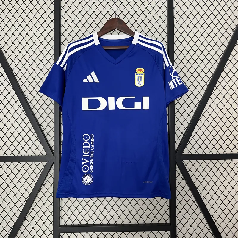 24/25 Real Oviedo Heim Fußball Trikot