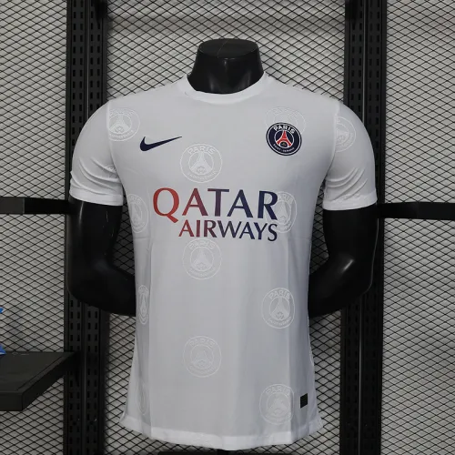 25/26 Camisola branca especial do PSG versão jogador