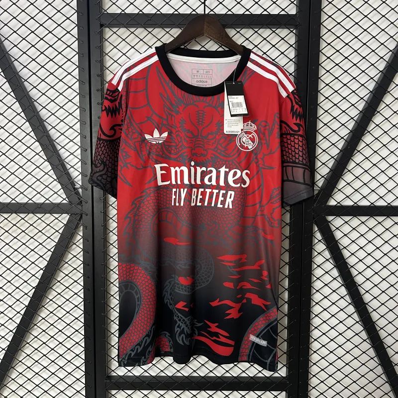 24/25 Real Madrid Red Soccer jersey