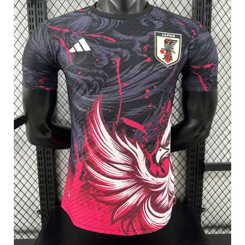 Camisola de jogador da seleção japonesa de 2025, edição especial «Red Eagle», em roxo escuro