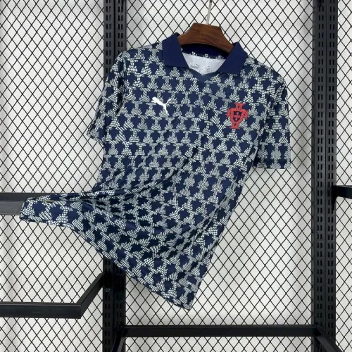 2025 Portugal dark blue training jersey