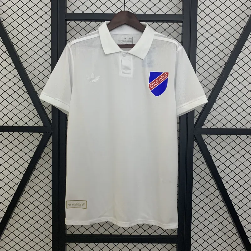 Camisola branca do 25/26º aniversário do Colo Colo