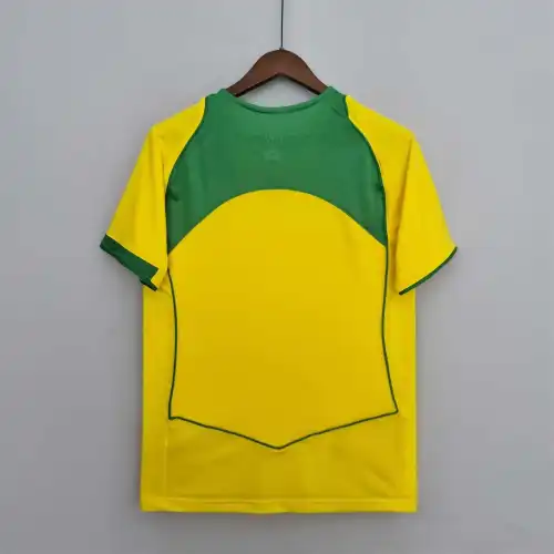 Maglia da calcio 2004 Brasile Home Retro