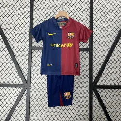 08/09 Barcelona Home Retro Kids kit - product photo 08/09 Barcelona Home Retro Kids kit product image