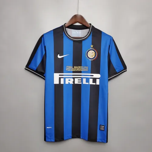 2010 Inter Milan Retro home blue soccer jersey