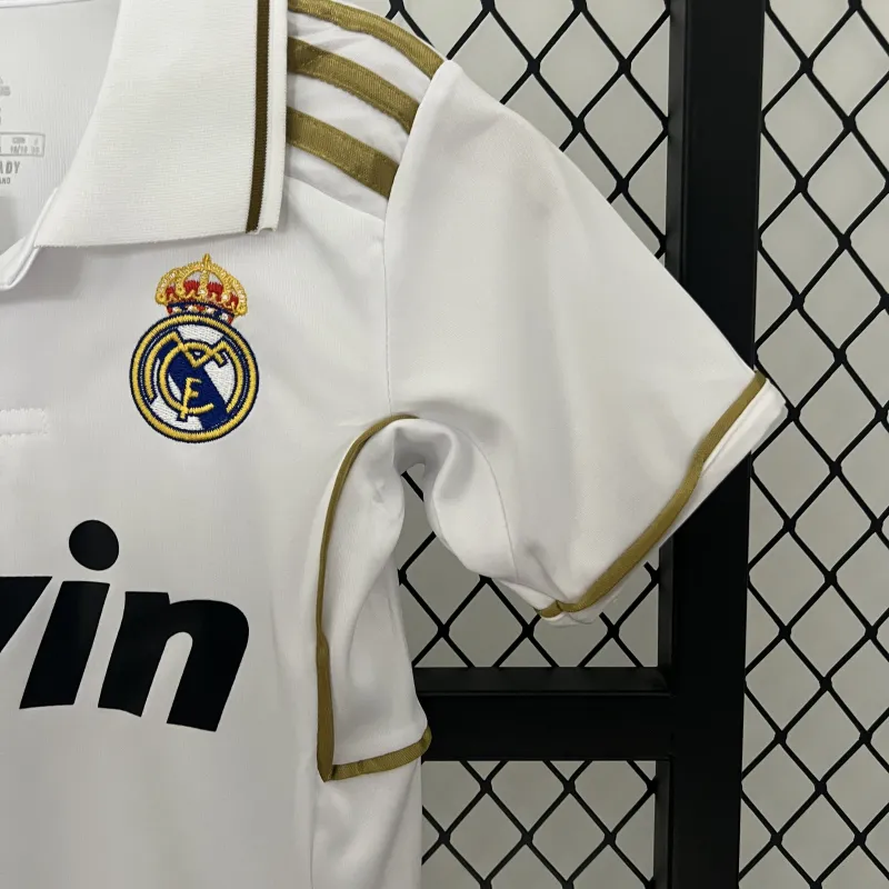 11/12 Real Madrid home white Retro kids kit