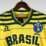 1984 Brazil Home Retro Soccer Jersey