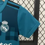 17/18 Real Madrid third away blue Retro kids kit