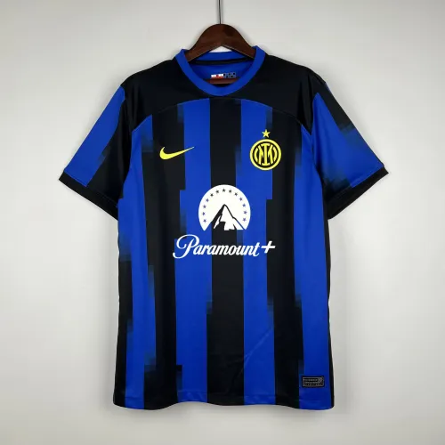 23-24 Inter Milan home blue soccer jersey