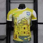 2024 Brésil Edition Spéciale maillot jaune du joueur 2024 Brazil Special Edition yellow Player jersey