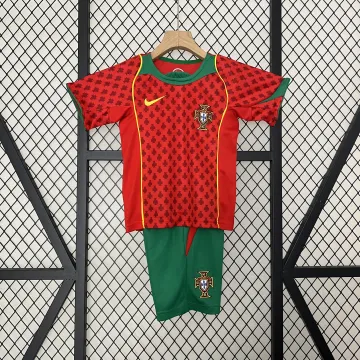 Kit rétro domicile Portugal 2004 pour enfants
