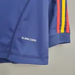 2010 World Cup Spain Away Retro Long Sleeve Jersey