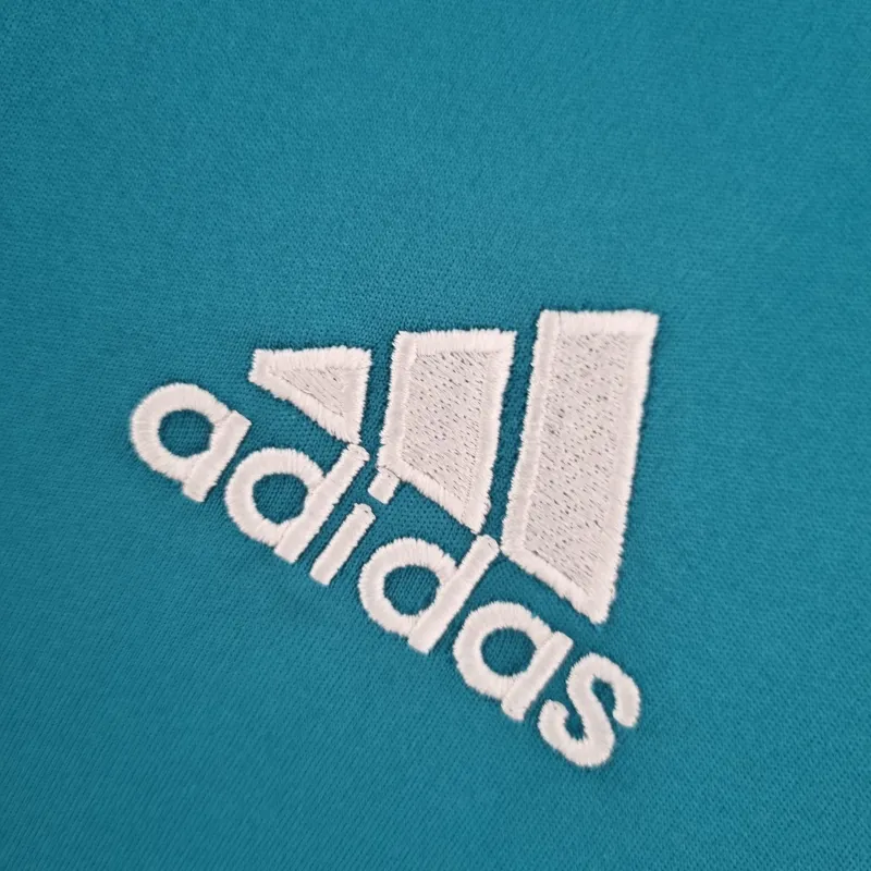 17/18 Real Madrid Retro Third away blue soccer jersey