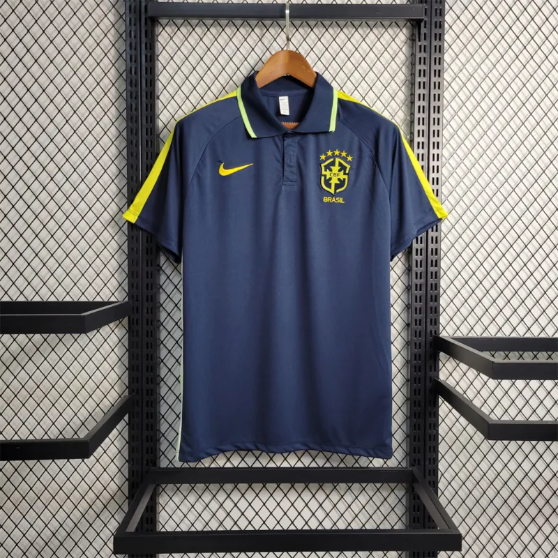2023 Brazil Royal Blue POLO Jersey