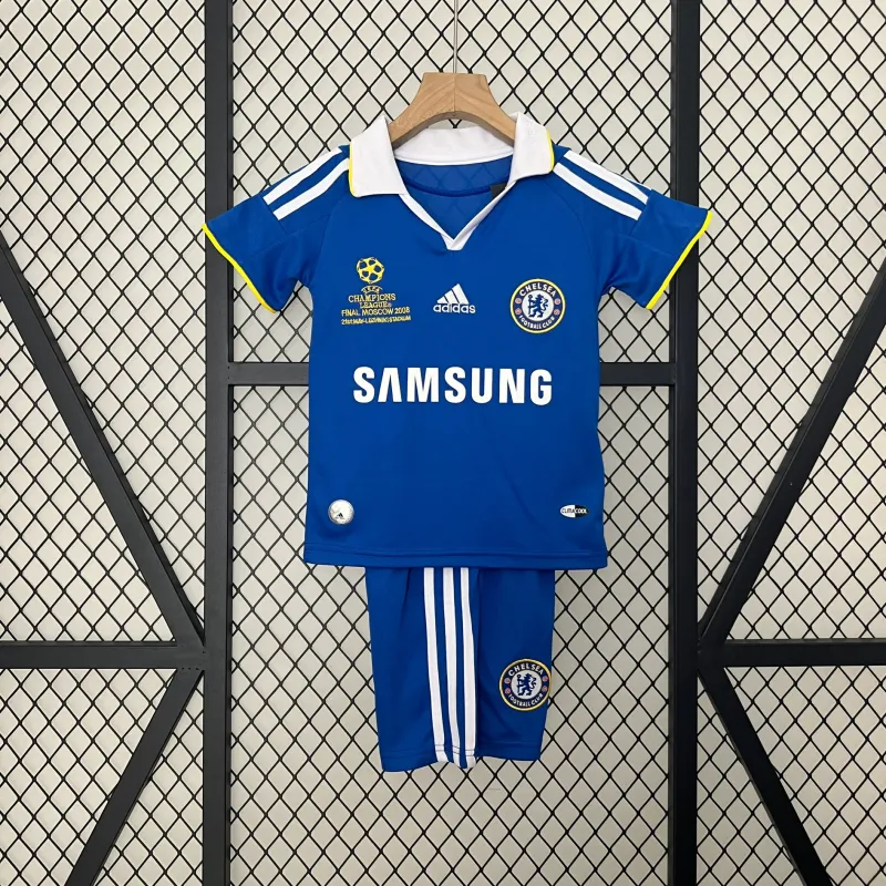 08/09 Chelsea home Champions League Retro Kids Kit