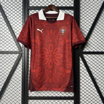 Camisa de treino vermelha de Portugal para 2025
