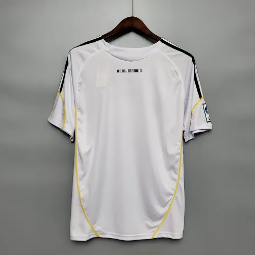 09/10 Real Madrid Retro home white soccer jersey