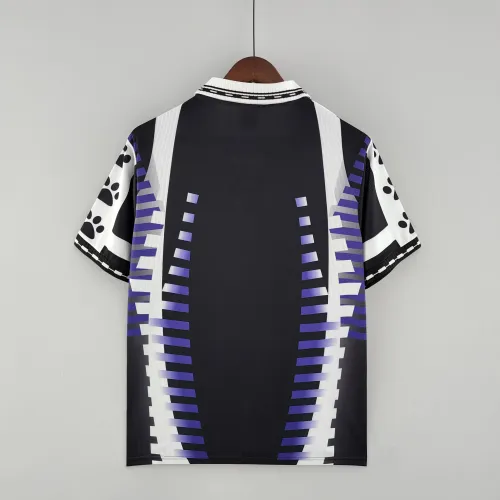 97/98 Real Madrid Retro Third away black soccer jersey