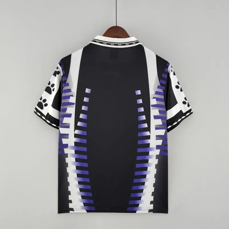 97/98 Real Madrid Retro Third away black soccer jersey