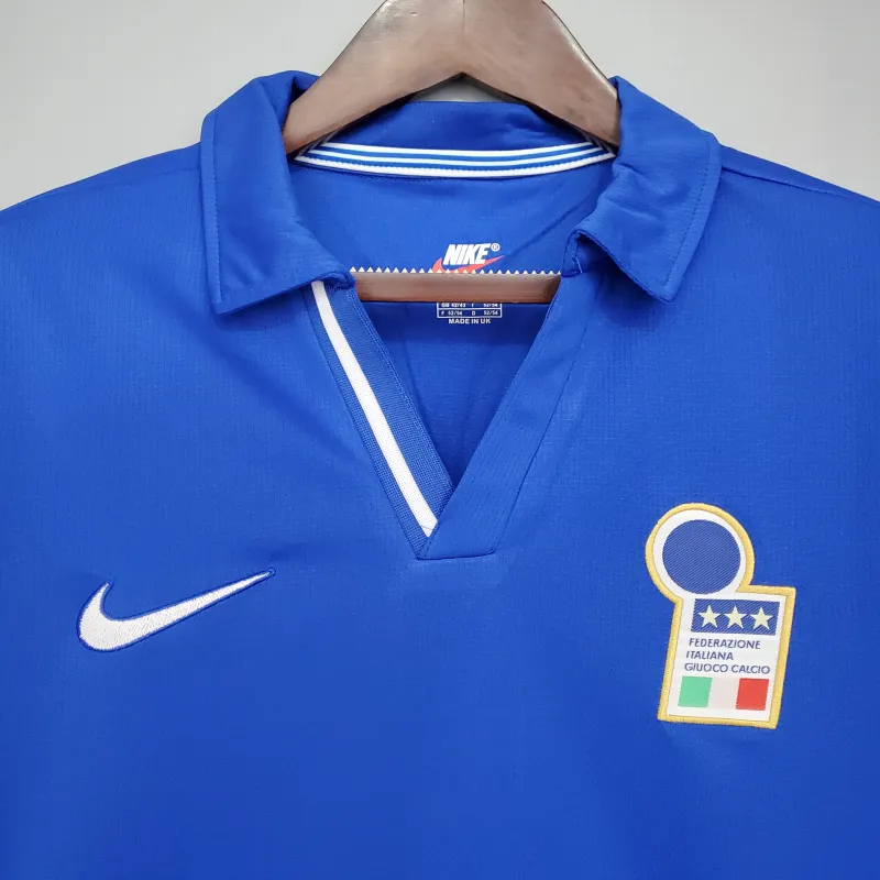 1998 World Cup Italy Home Retro Soccer Jersey