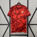 2024 Portugal Training Wear Rode Voetbalshirt 2024 Portugal Training Wear Red Soccer Jersey