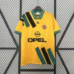 93/95 Bayern Munich Retro away yellow soccer jersey 93/95 Bayern Munich Retro away yellow soccer jersey