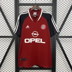 01/02 Bayern Munich Retro home red soccer jersey - product photo 01/02 Bayern Munich Retro home red soccer jersey product image