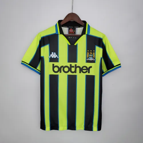 98/99 Manchester City Away Retro Soccer Jersey
