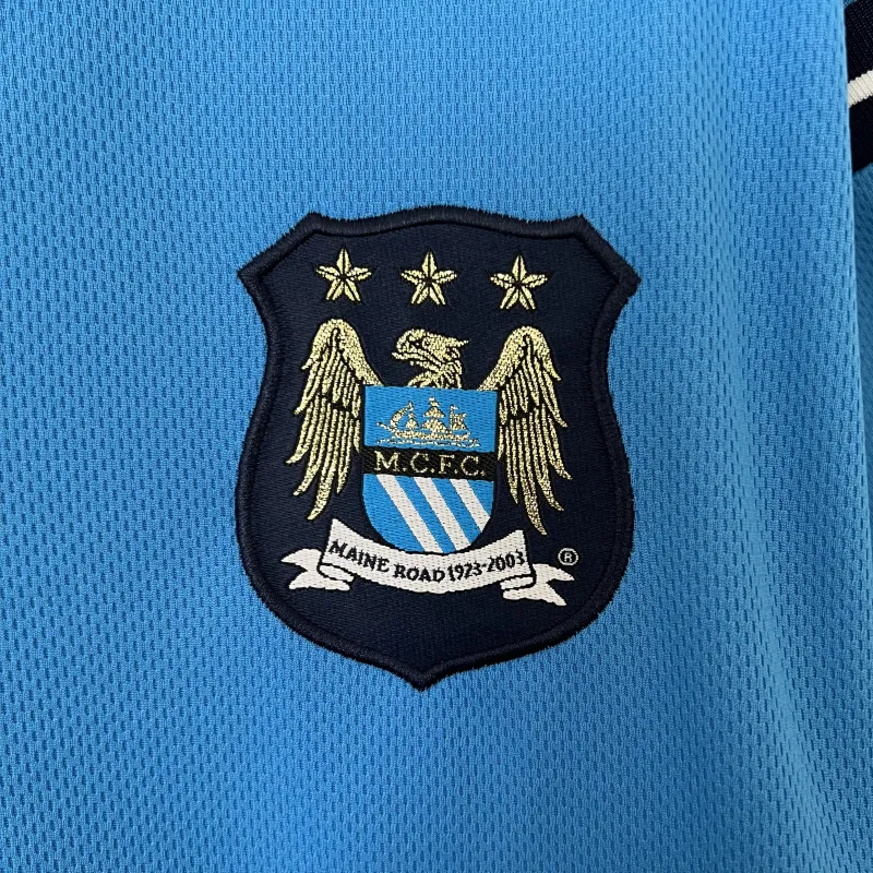 01/02 Manchester City Home Retro Soccer Jersey
