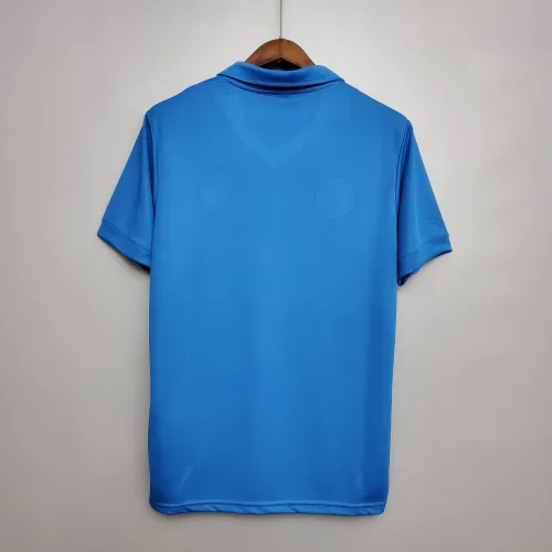 Maillot de football rétro bleu « domicile » de Naples, saison 88/89