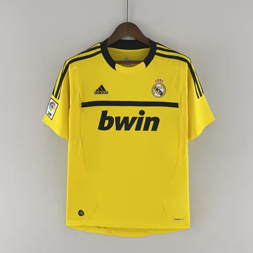 11/12 Real Madrid Retro Goalkeeper Yellow soccer jersey