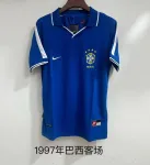 1997 Brazil Away Blue Retro Jersey 1997 Brazil Away Blue Retro Jersey