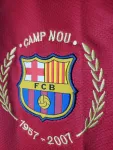 07/08 Barcelona Heim Retro Langarm Trikot
