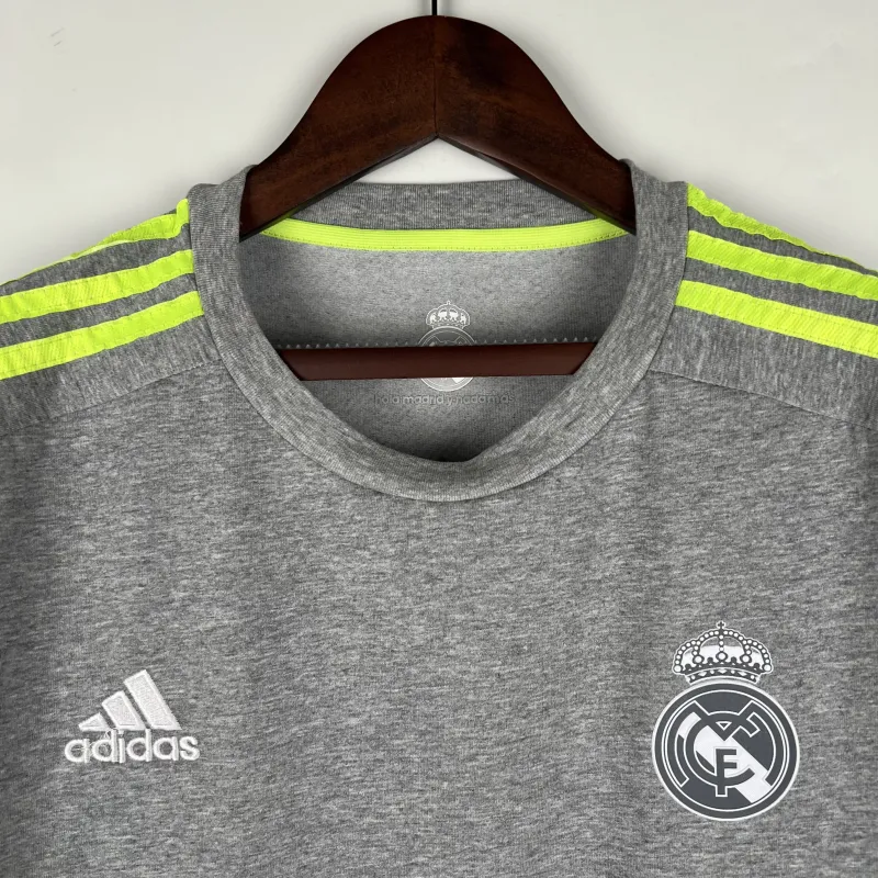 15/16 Real Madrid Retro Away camiseta de fútbol gris